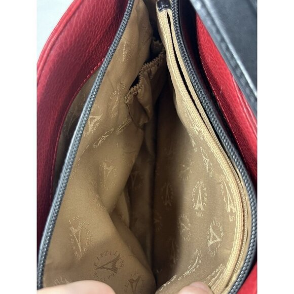 LA TOUR EIFFEL Pebble Leather Purse bucket bag tote Paris - Picture 16 of 16